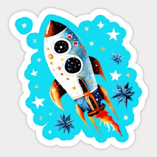 Space rocket Sticker